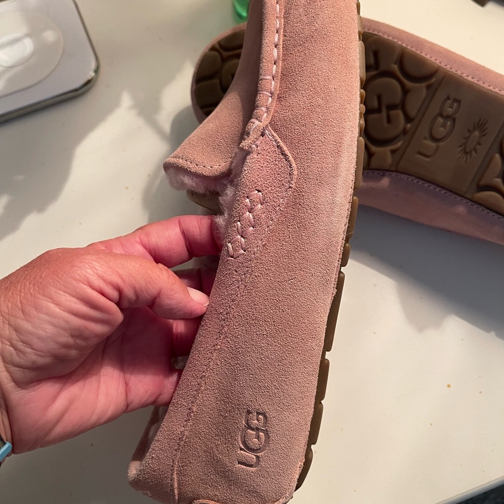 UGG Pink Women's Ansley Slippers, No Longer Available In Pink On Ugg Sight - Picture 5 of 8
